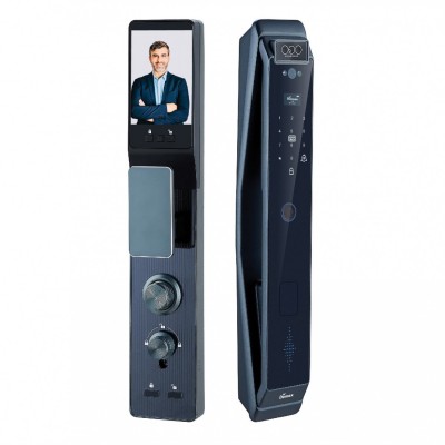 Khóa nhận diện khuôn mặt Demax FACE - ID SL966 CNC GREY