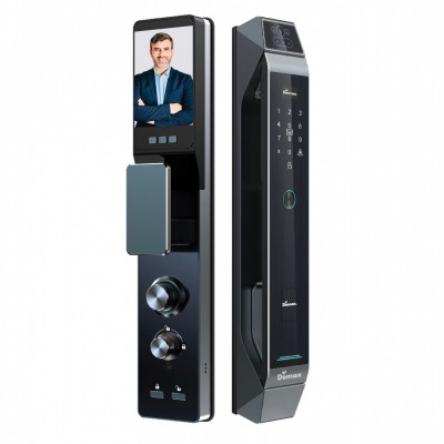 Khóa nhận diện khuôn mặt Demax FACE - ID SL968 CNC GREY